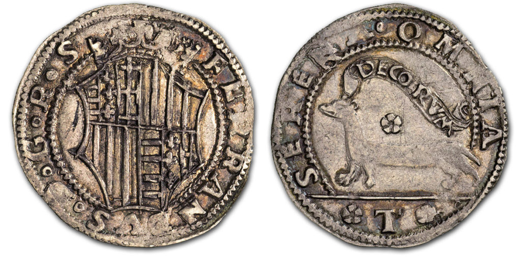 Armellina d'argento di Ferdinando I d'Aragona
